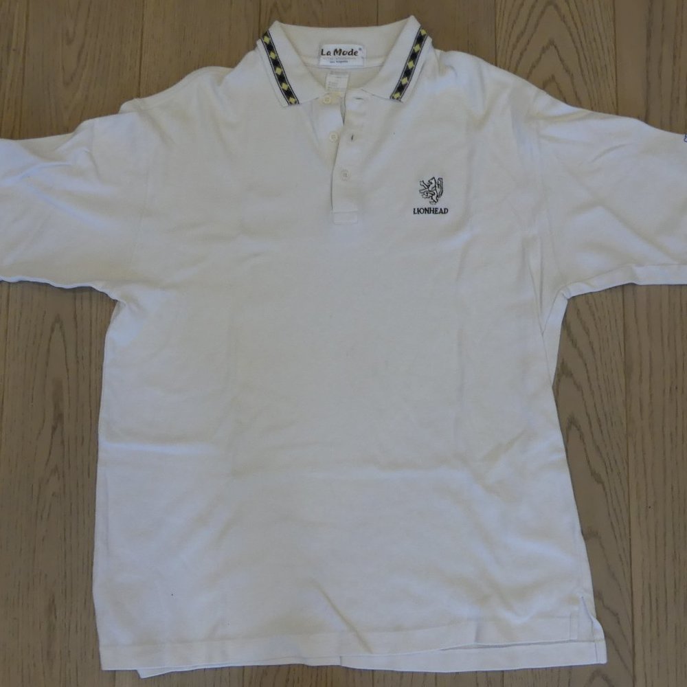 Lionhead La Mode Active Sportswear White Large Polo